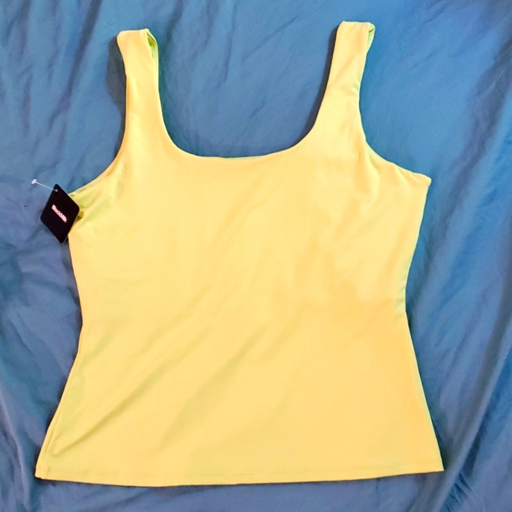 Blackmilk lime tank top L